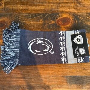 Top of the World Navy and Gray Knit Scarf Penn State NWT PSU